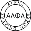 Alpha Shaving Works logo